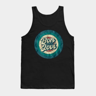 Bon Jovi - Retro Circle Tank Top